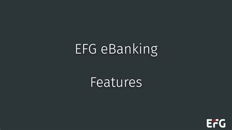 efg bank ebanking.